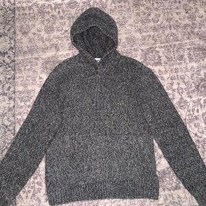 Old Navy women’s  Charcoal gray Zip-Up Sweater